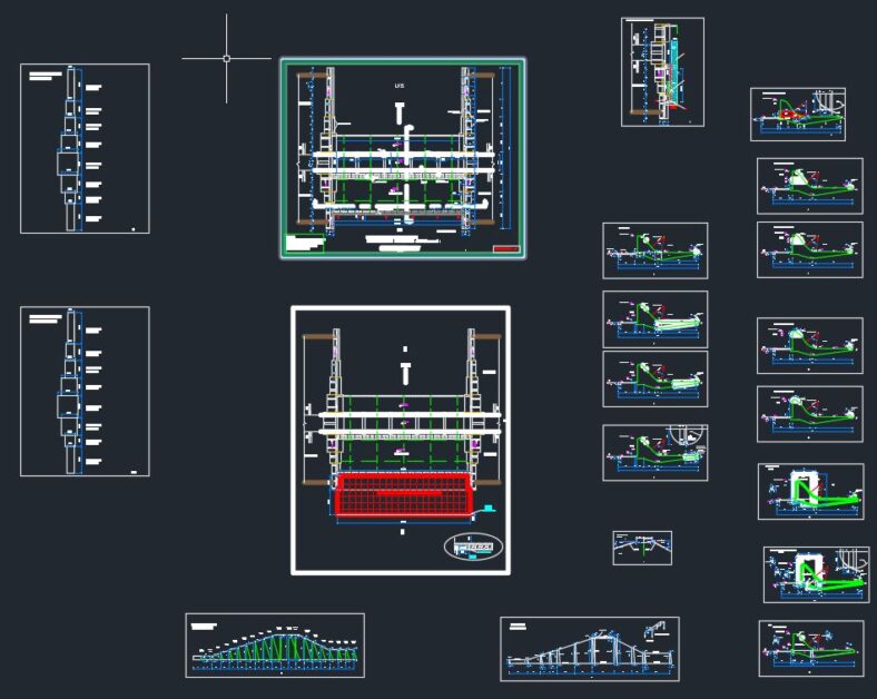 Detail Gambar Struktur Dwg Nomer 19