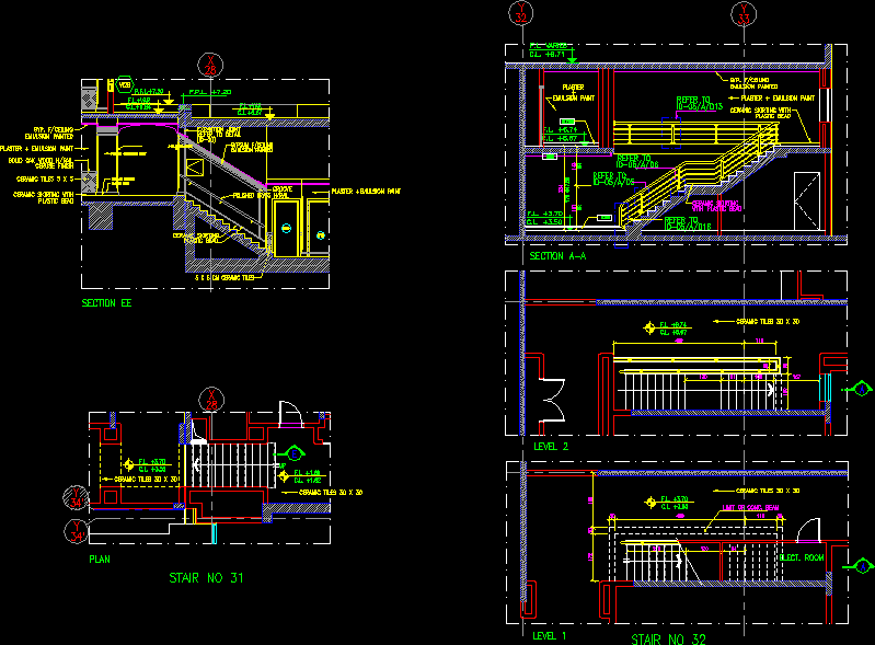 Detail Gambar Struktur Dwg Nomer 21