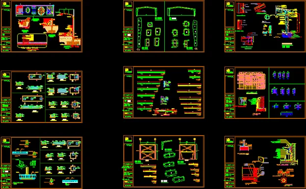 Detail Gambar Struktur Dwg Nomer 33