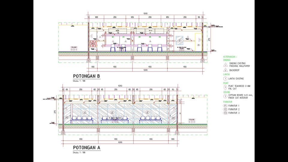 Detail Gambar Struktur Dwg Nomer 50