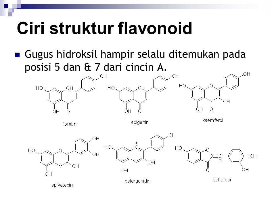 Detail Gambar Struktur Flavonoid Nomer 9