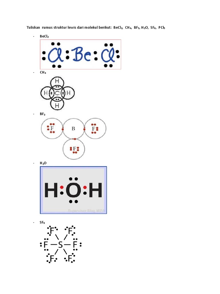 Detail Gambar Struktur Lewis Nomer 13
