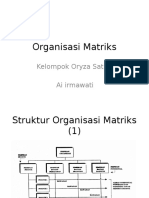 Detail Gambar Struktur Organisasi Matriks Nomer 12