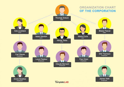 Detail Gambar Struktur Organisasi Unik Nomer 6