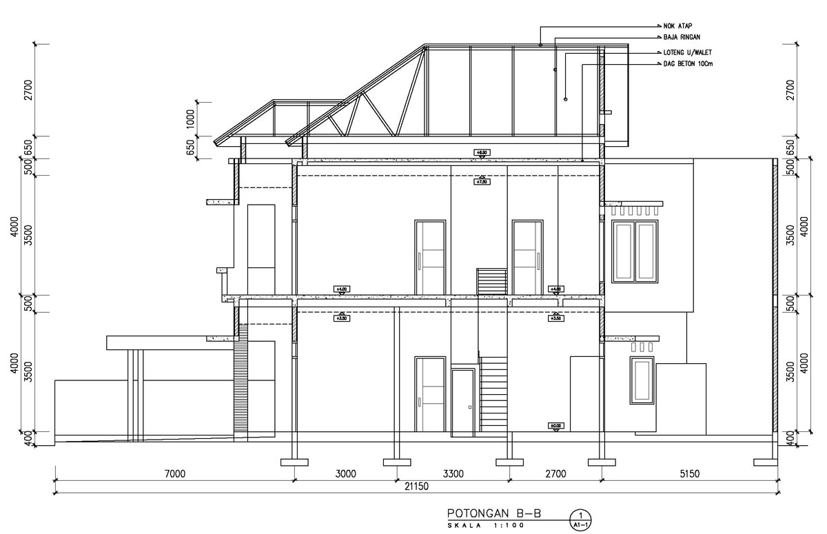 Detail Gambar Struktur Rumah 2 Lantai Koleksi Nomer 30