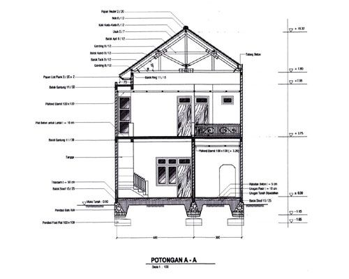 Detail Gambar Struktur Rumah 2 Lantai Koleksi Nomer 44
