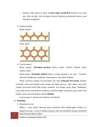 Detail Gambar Struktur Silikat Filosolikat Nomer 2