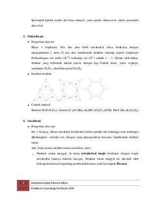 Detail Gambar Struktur Silikat Filosolikat Nomer 5