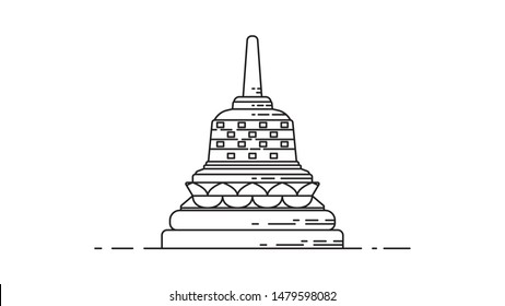 Gambar Stupa Gambar Sketsa Stupa - KibrisPDR