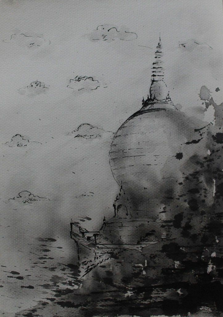 Detail Gambar Stupa Gambar Sketsa Stupa Nomer 10
