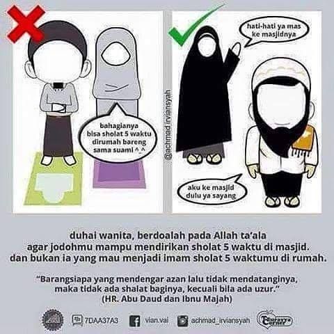 Detail Gambar Suami Istri Islami Gambar Suami Istri Sholat Berjamaah Nomer 3