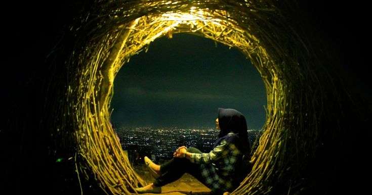 Detail Gambar Suasana Desa Malam Hari Kartun Nomer 8