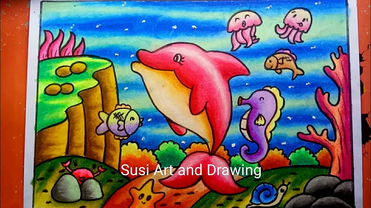 Detail Gambar Suasana Laut Kartun Laut Kartun Nomer 7