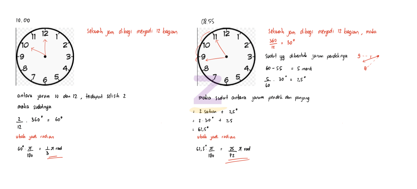 Detail Gambar Sudut Pada Jarum Jam Nomer 47