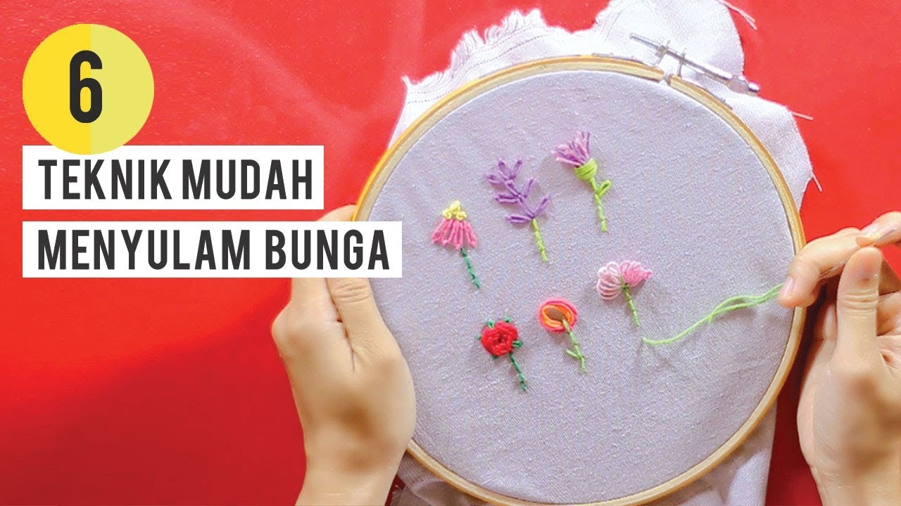 Detail Gambar Sulam Bunga Nomer 27