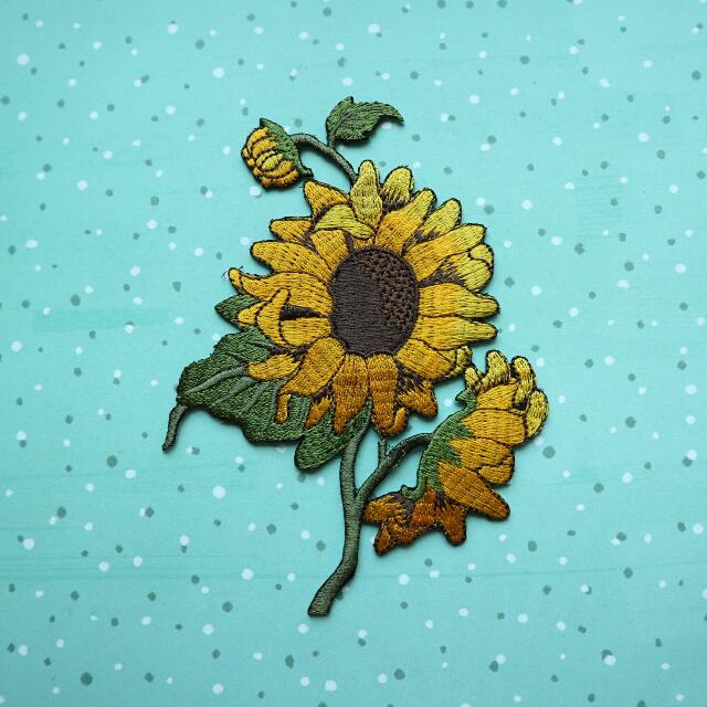 Detail Gambar Sulaman Bunga Matahari Nomer 38