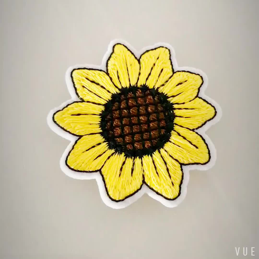 Detail Gambar Sulaman Bunga Matahari Nomer 10