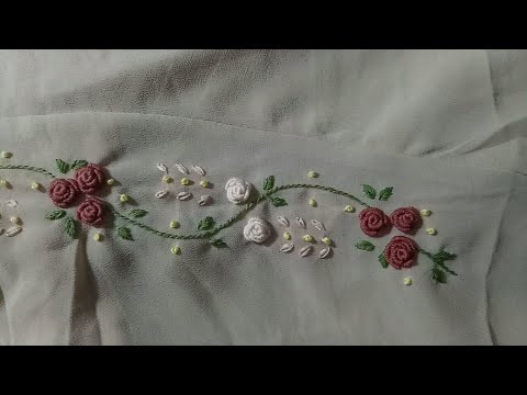 Detail Gambar Sulaman Bunga Mawar Nomer 35