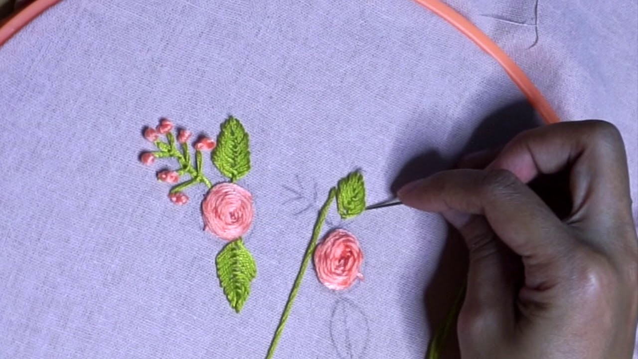 Detail Gambar Sulaman Bunga Sederhana Nomer 4