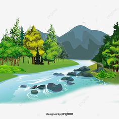 Detail Gambar Sungai Animasi Png Nomer 15