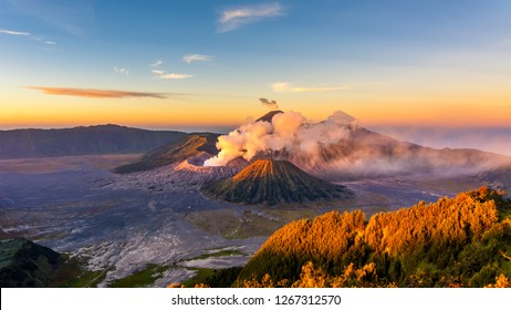Detail Gambar Sunset Di Gunung Gunung Bromo Nomer 54