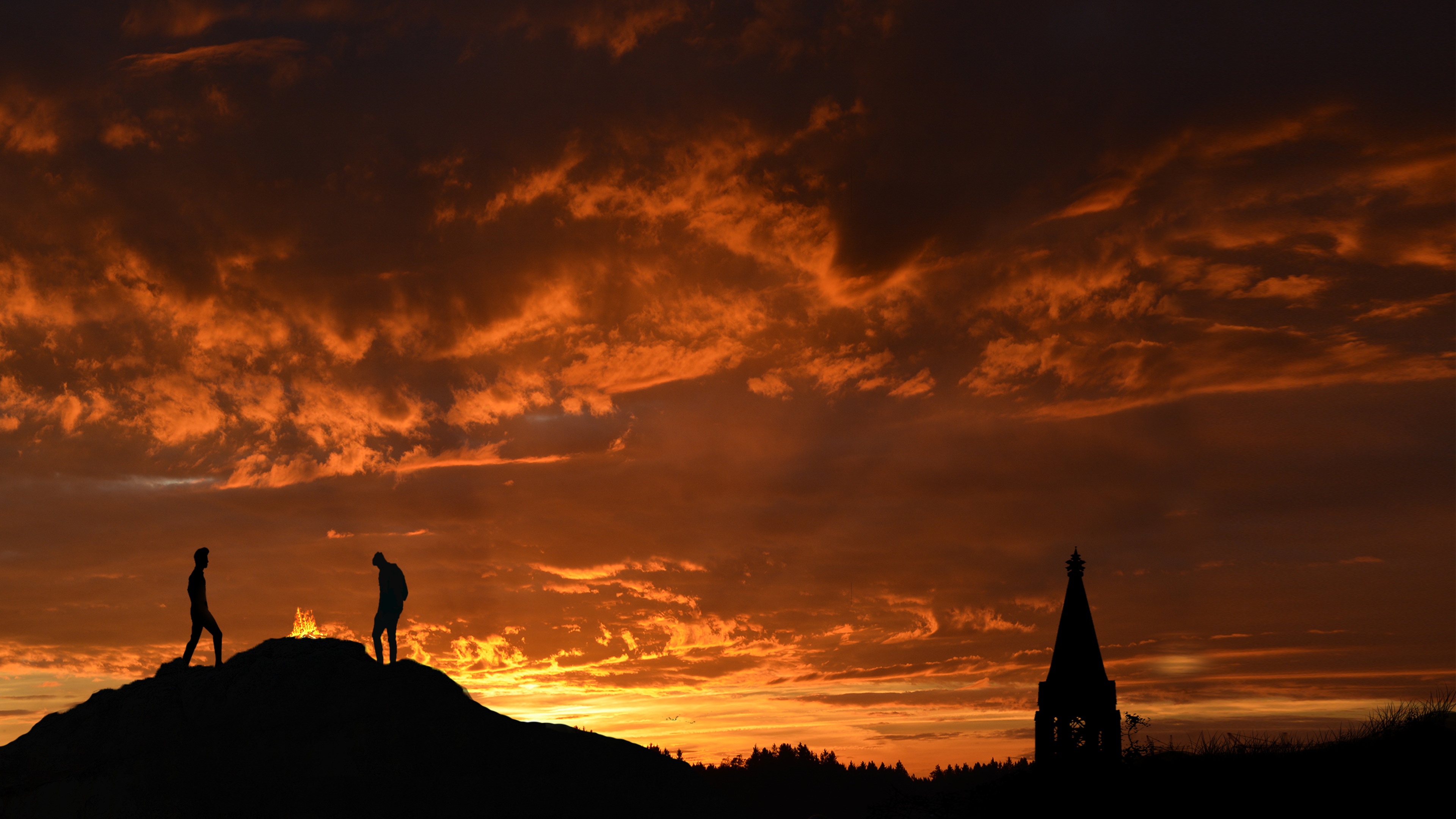 Detail Gambar Sunset Di Gunung Pemandangan Indah Nomer 48