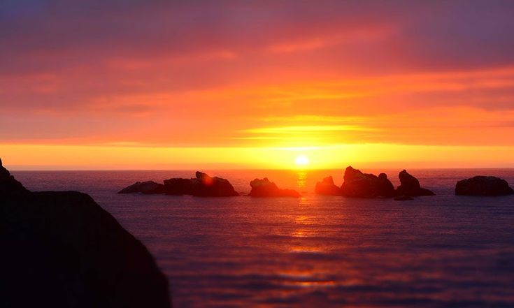 Detail Gambar Sunset Di Gunung Pemandangan Indah Pantai Nomer 3