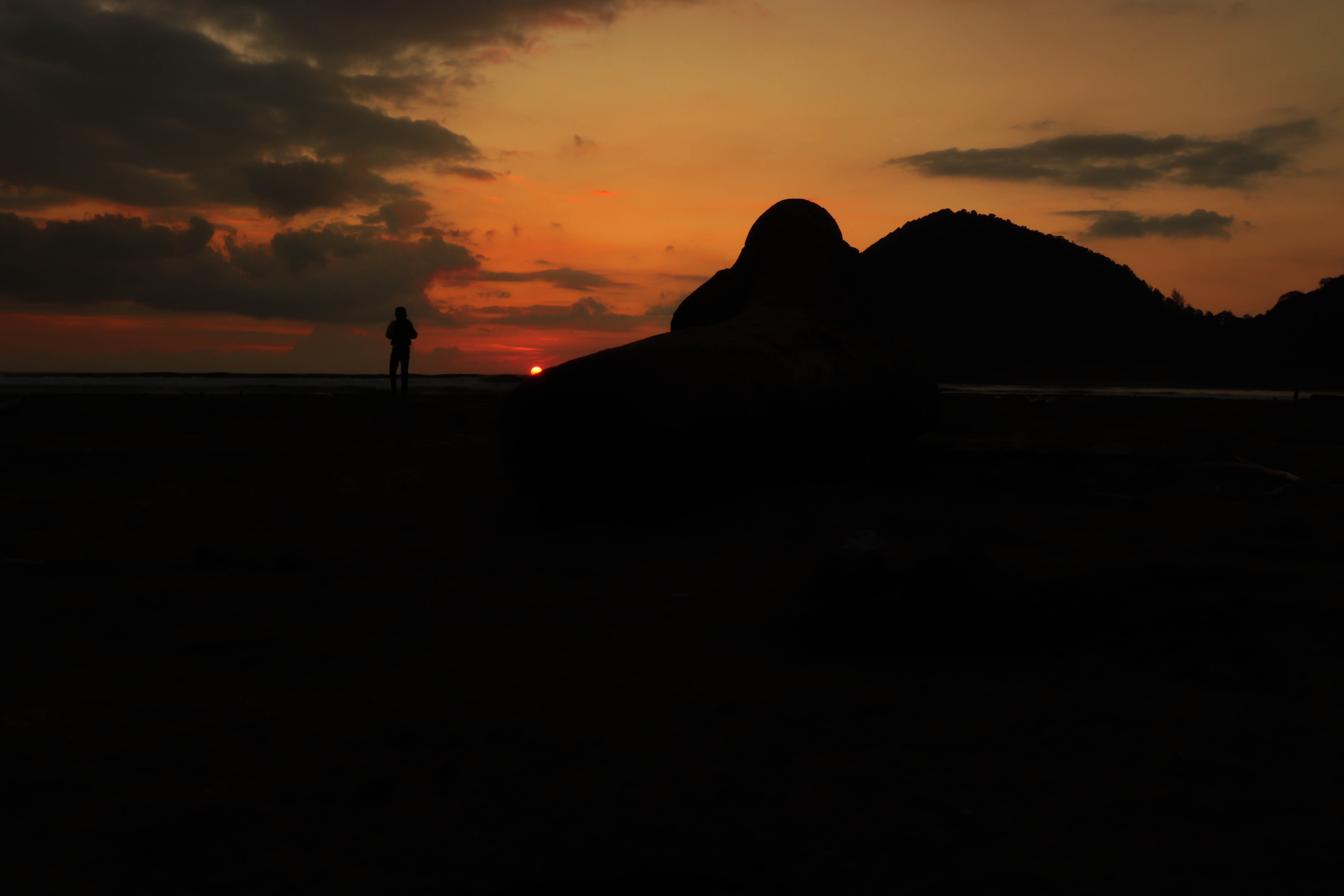 Detail Gambar Sunset Di Gunung Pemandangan Indah Pantai Nomer 39