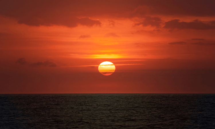 Detail Gambar Sunset Di Gunung Pemandangan Indah Pantai Nomer 54