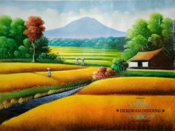 Detail Gambar Sunset Di Gunung Pemandangan Sawah Nomer 34