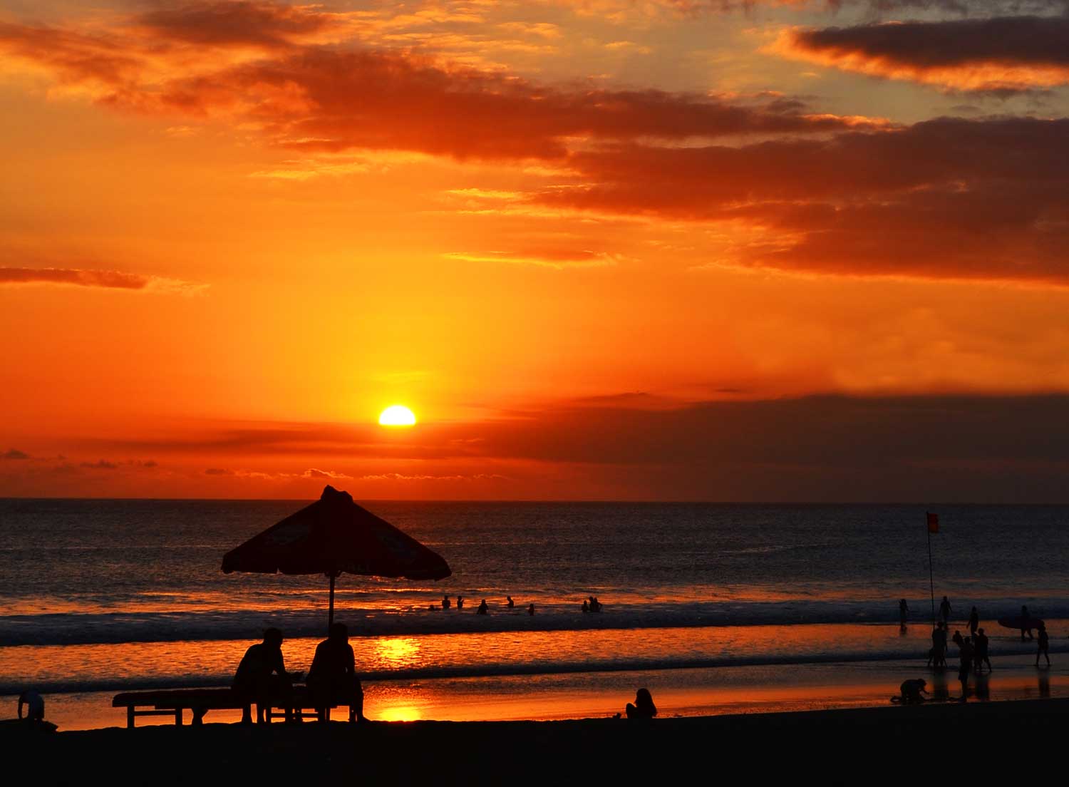 Detail Gambar Sunset Di Pantai Bali Nomer 12