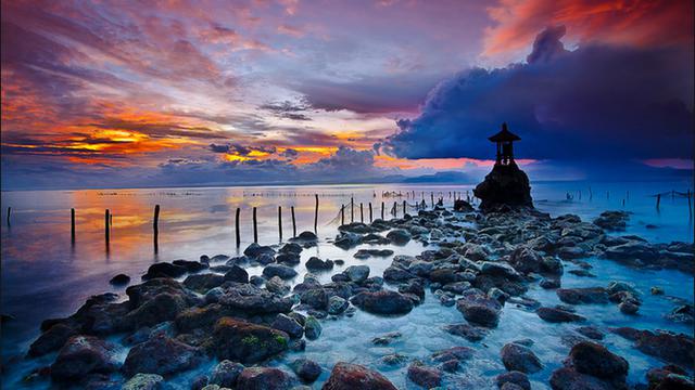 Detail Gambar Sunset Di Pantai Bali Nomer 49