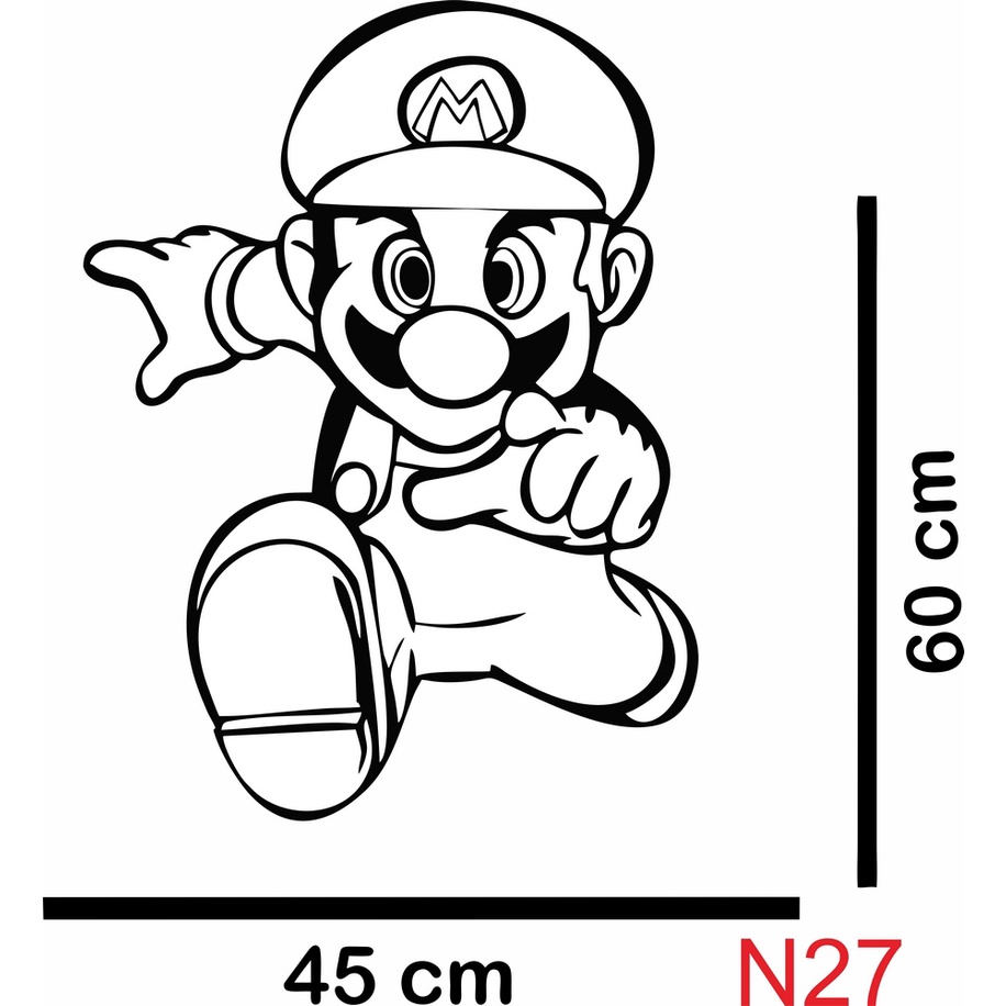 Detail Gambar Super Mario Hitam Putih Nomer 17
