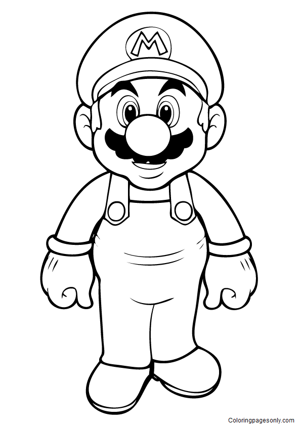 Detail Gambar Super Mario Hitam Putih Nomer 3