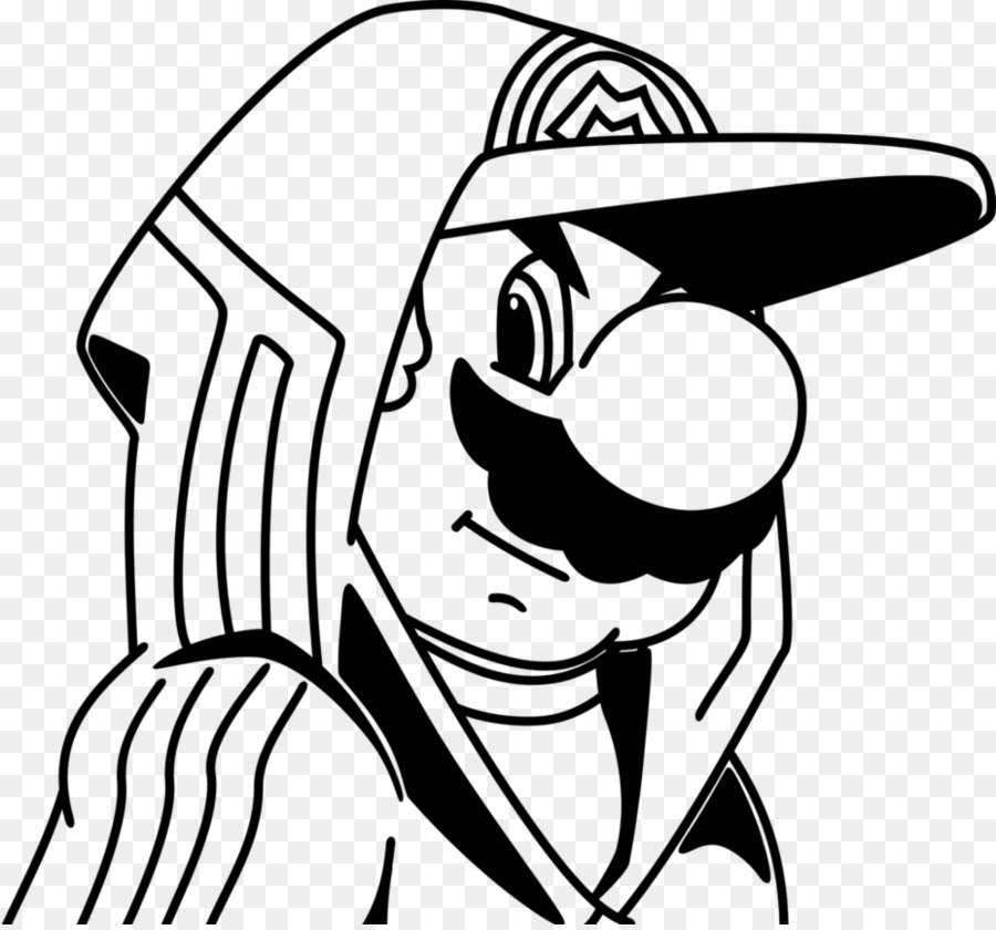 Detail Gambar Super Mario Hitam Putih Nomer 22