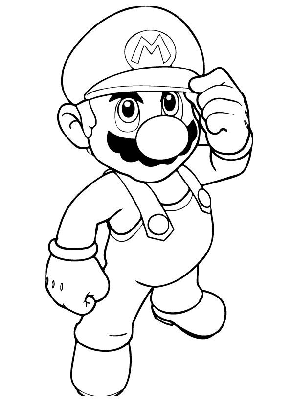 Detail Gambar Super Mario Hitam Putih Nomer 4