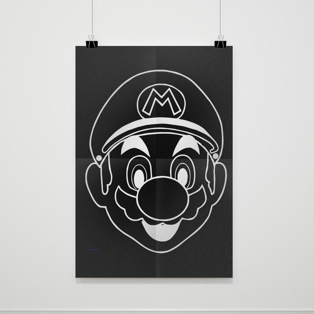 Detail Gambar Super Mario Hitam Putih Nomer 25