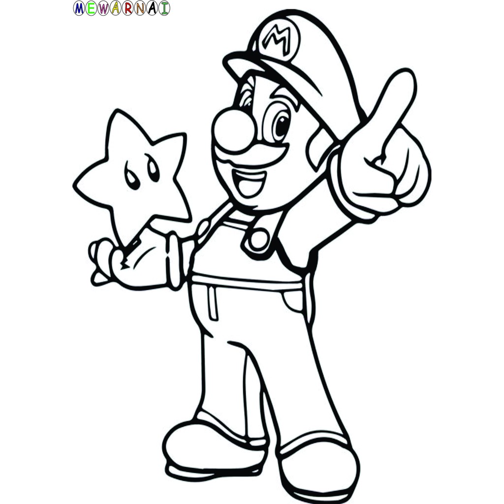 Detail Gambar Super Mario Hitam Putih Nomer 27