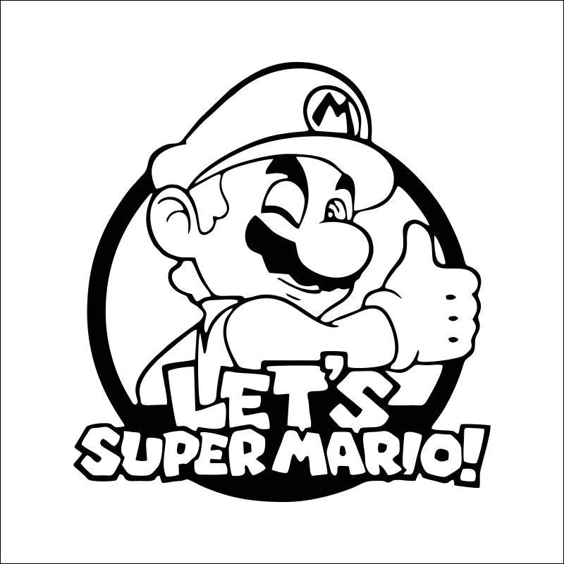 Detail Gambar Super Mario Hitam Putih Nomer 8