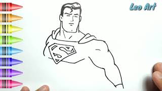Detail Gambar Superman Mewarnai Nomer 20