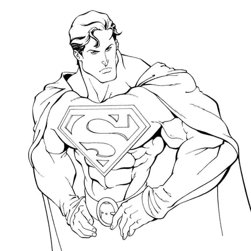 Detail Gambar Superman Untuk Mewarnai Nomer 36
