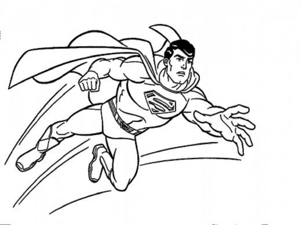 Detail Gambar Superman Untuk Mewarnai Nomer 9