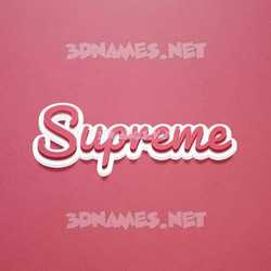 Detail Gambar Supreme Keren 3d Nomer 49