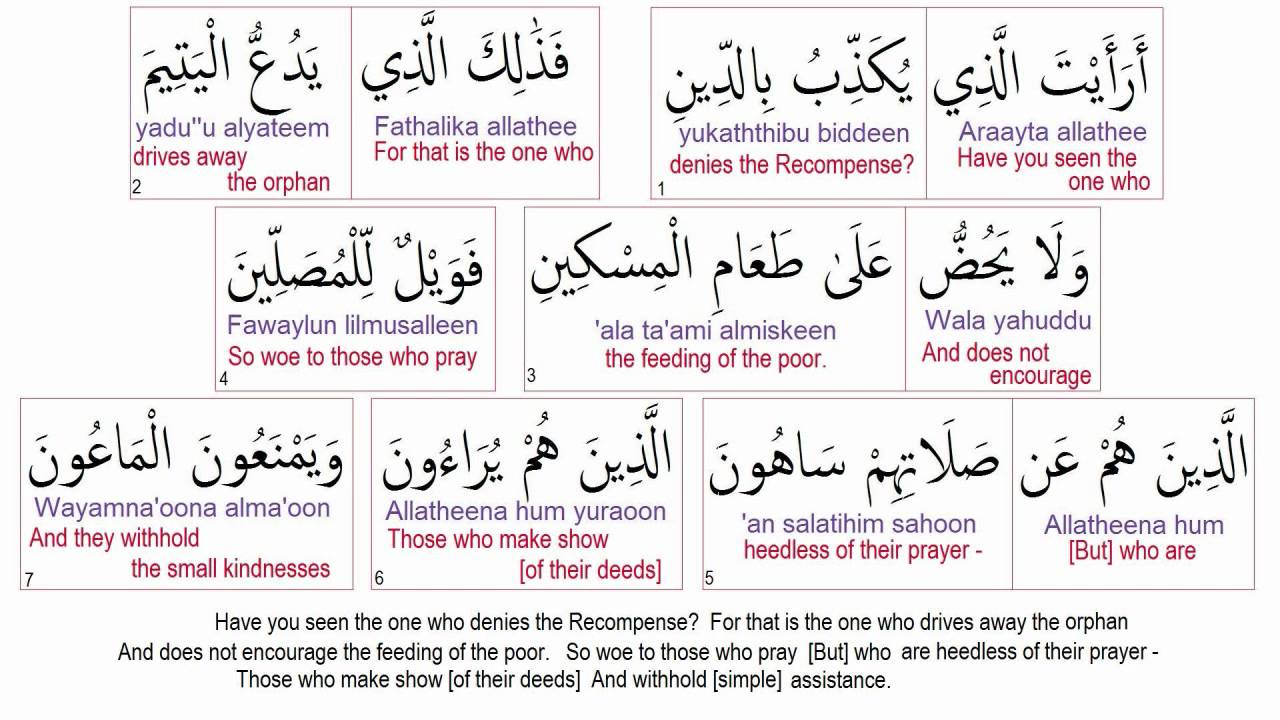 Detail Gambar Surah Al Maun Nomer 16