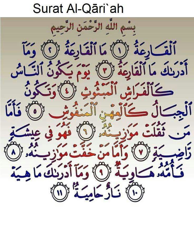 Detail Gambar Surat Al Qoriah Nomer 22