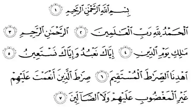 Detail Gambar Surat Alfatihah Dan Terjemah Nomer 14