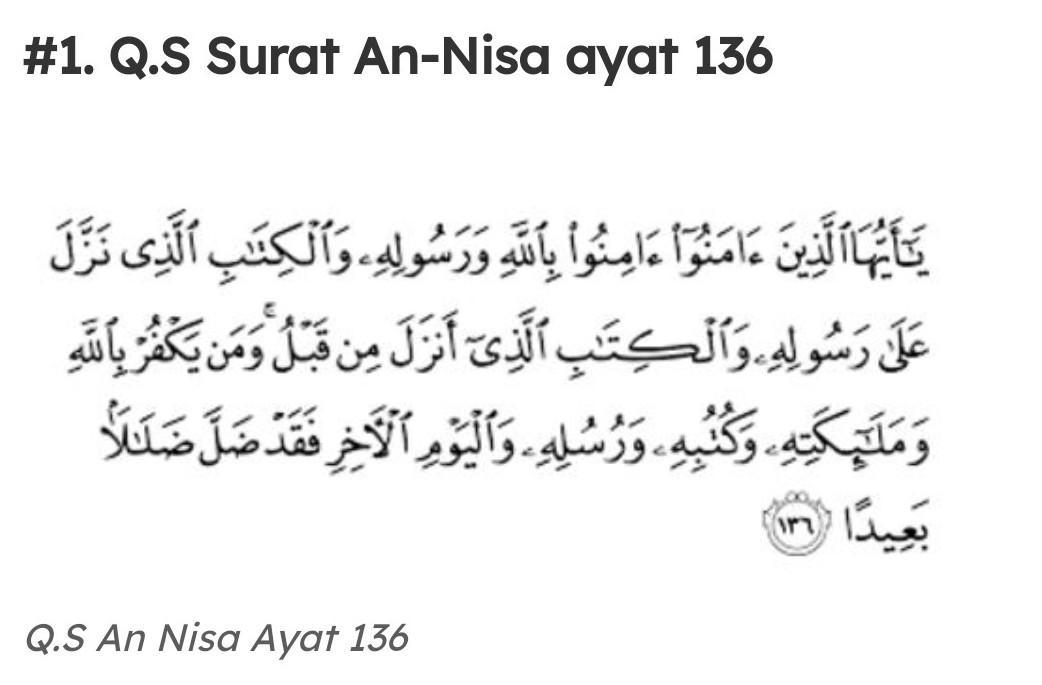 Detail Gambar Surat An Nisa Ayat 136 Nomer 25