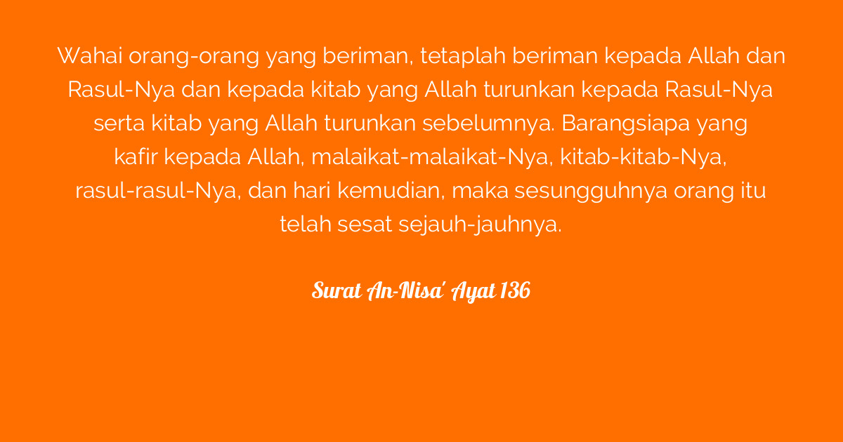 Detail Gambar Surat An Nisa Ayat 136 Nomer 31