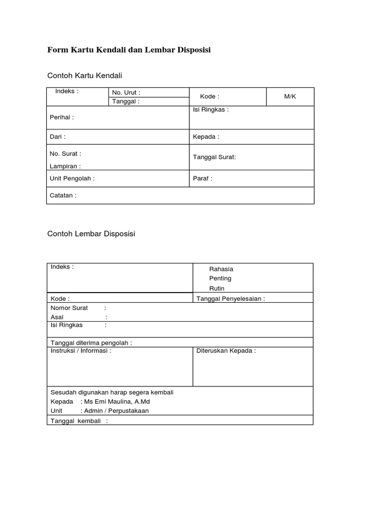 Detail Gambar Surat Disposisi Nomer 14