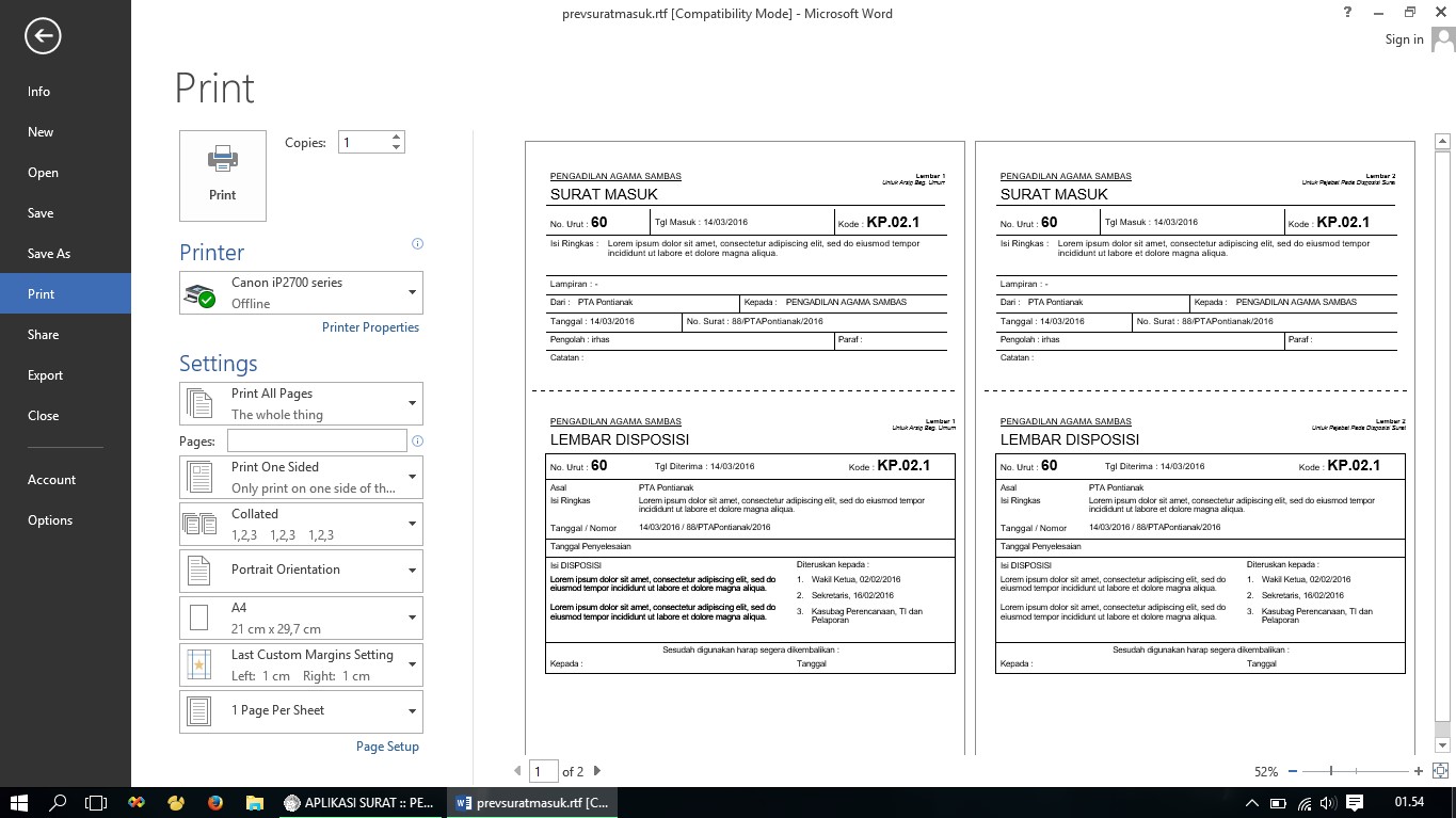 Detail Gambar Surat Disposisi Nomer 39